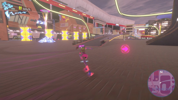 Игра Neon Tail, скриншот