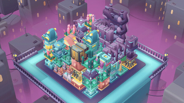Игра Neongarten, скриншот