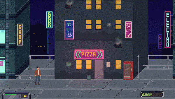 Игра NEONSKY, скриншот