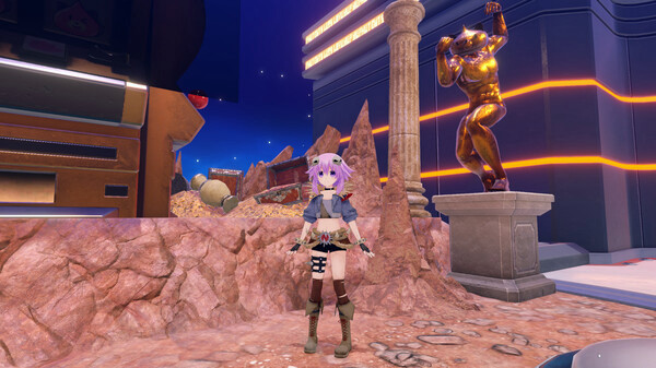 Игра Neptunia Riders VS Dogoos Costume Set, скриншот