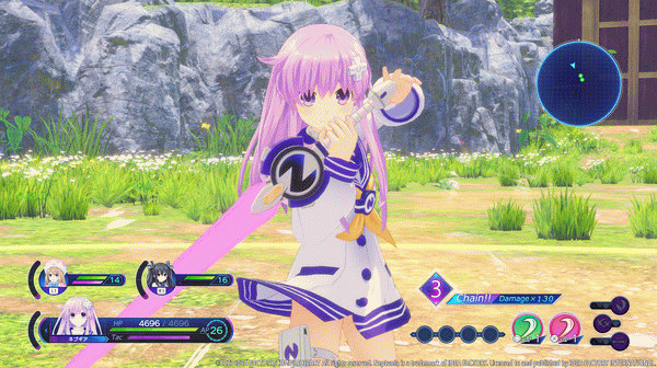 Игра Neptunia: Sisters VS Sisters, скриншот