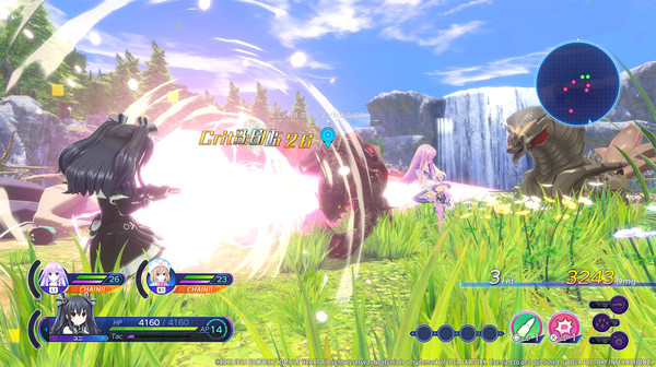 Игра Neptunia: Sisters VS Sisters, скриншот