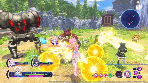 Игра Neptunia: Sisters VS Sisters, скриншот