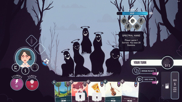 Игра Neurodeck : Psychological Deckbuilder, скриншот