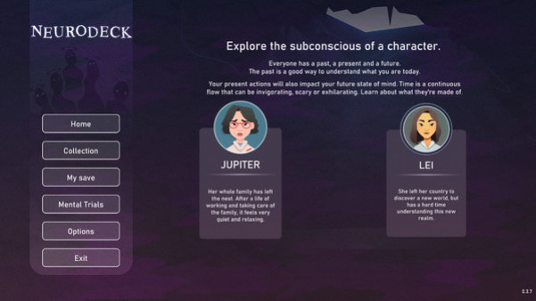 Игра Neurodeck : Psychological Deckbuilder, скриншот