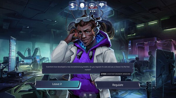 Игра NeuroNet: Mendax Proxy, скриншот