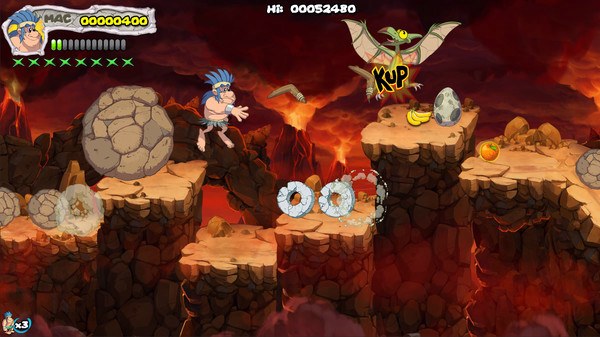Игра New Joe & Mac - Caveman Ninja, скриншот