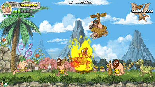 Игра New Joe & Mac - Caveman Ninja, скриншот