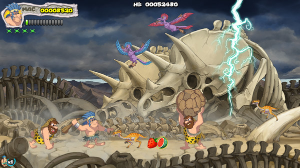 Игра New Joe & Mac - Caveman Ninja, скриншот
