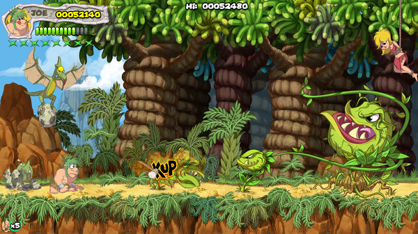 Игра New Joe & Mac - Caveman Ninja, скриншот