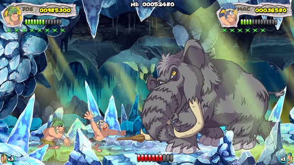 Игра New Joe & Mac - Caveman Ninja, скриншот