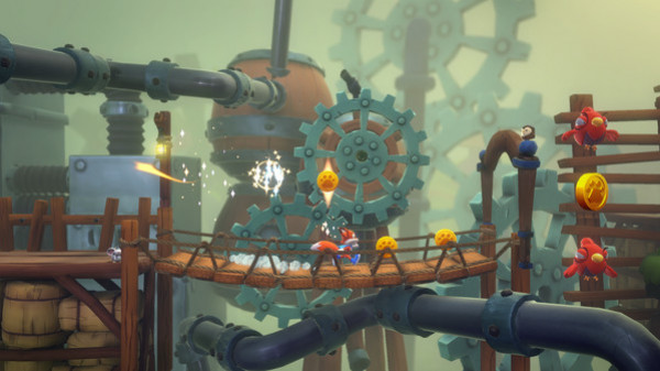 Игра New Super Lucky's Tale, скриншот