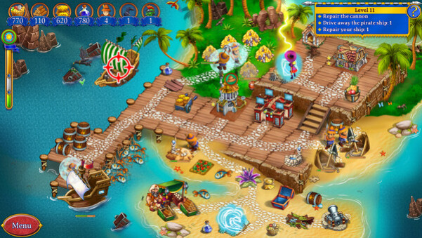 Игра New Yankee: Pirate Trap, скриншот