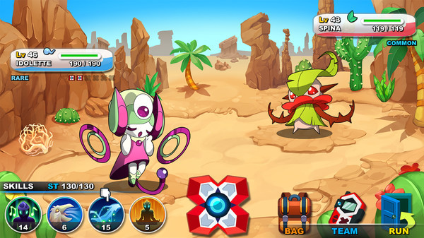 Игра Nexomon, скриншот