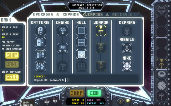 Игра NEXT JUMP: Shmup Tactics, скриншот