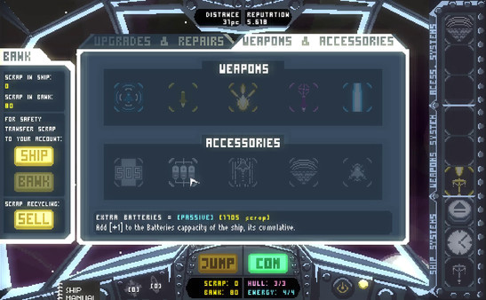 Игра NEXT JUMP: Shmup Tactics, скриншот