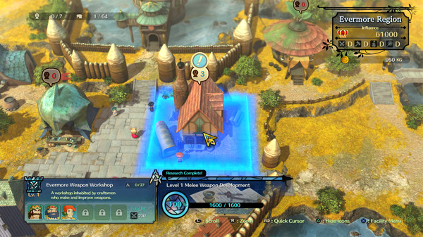 Игра Ni no Kuni II: Revenant Kingdom, скриншот