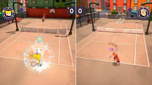 Игра Nickelodeon Extreme Tennis: Next!, скриншот
