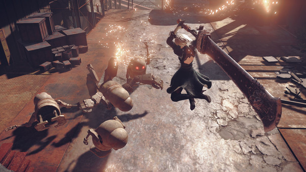 Игра NieR:Automata, скриншот