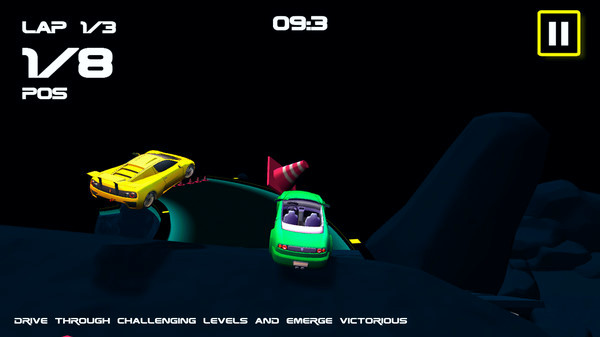 Игра Night Racer, скриншот