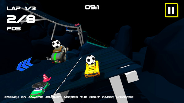 Игра Night Racer, скриншот