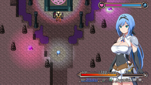 Игра Nightmare Knight ~Sacred Maiden & Fallen Magic~, скриншот