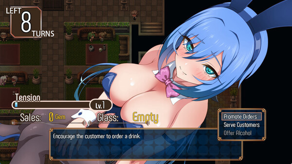 Игра Nightmare Knight ~Sacred Maiden & Fallen Magic~, скриншот