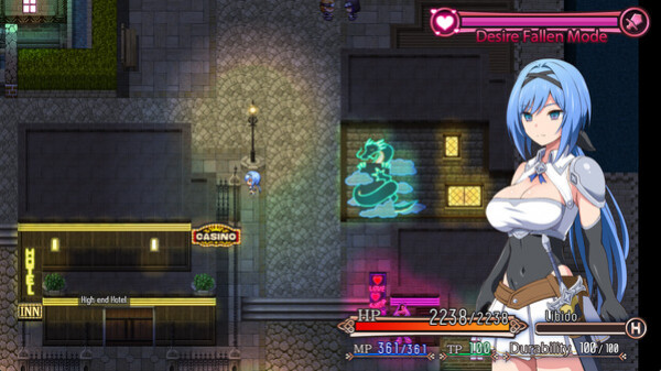Игра Nightmare Knight ~Sacred Maiden & Fallen Magic~, скриншот