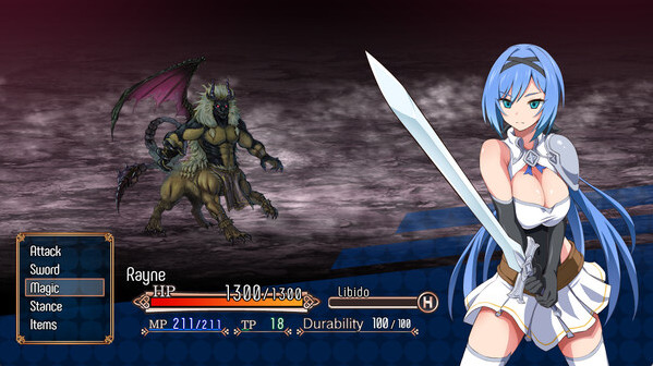Игра Nightmare Knight ~Sacred Maiden & Fallen Magic~, скриншот