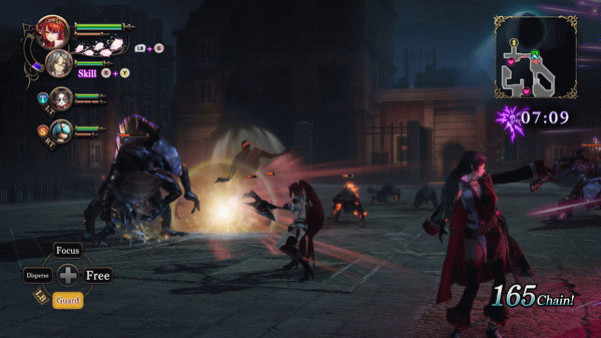 Игра Nights of Azure 2: Bride of the New Moon, скриншот