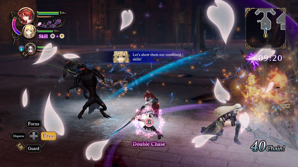 Игра Nights of Azure 2: Bride of the New Moon, скриншот