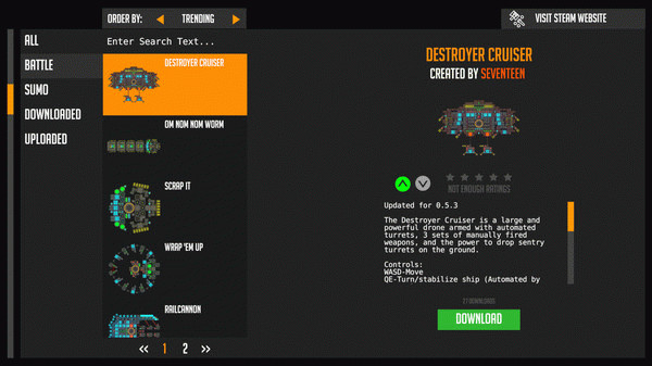 Игра Nimbatus - The Space Drone Constructor, скриншот