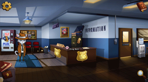 Игра Nine Noir Lives, скриншот