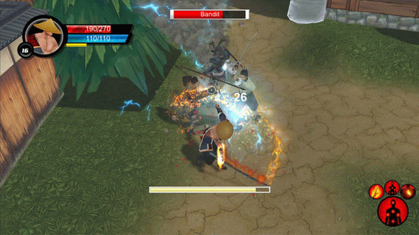 Игра Ninja Avenger Dragon Blade, скриншот