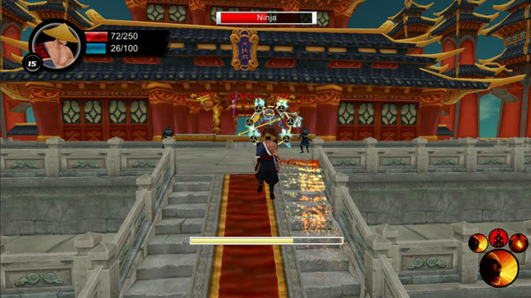 Игра Ninja Avenger Dragon Blade, скриншот