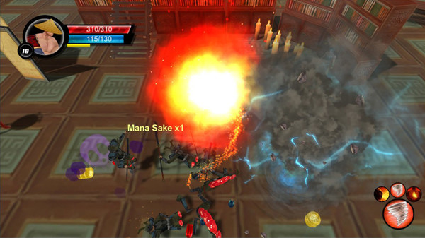 Игра Ninja Avenger Dragon Blade, скриншот
