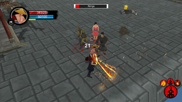 Игра Ninja Avenger Dragon Blade, скриншот