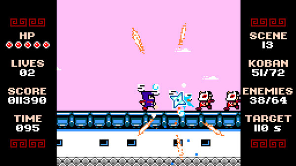 Игра Ninja Senki DX, скриншот