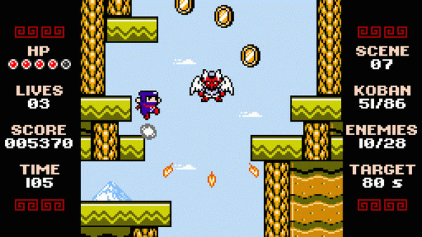 Игра Ninja Senki DX, скриншот
