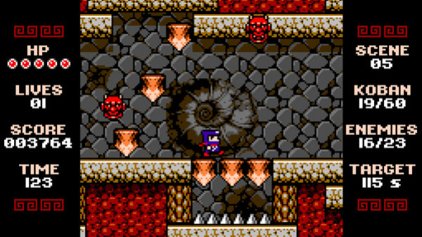Игра Ninja Senki DX, скриншот
