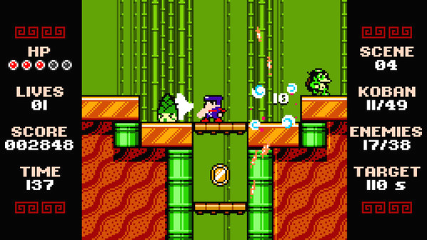 Игра Ninja Senki DX, скриншот