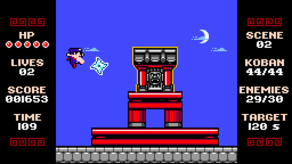 Игра Ninja Senki DX, скриншот