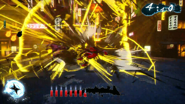 Игра NINJA SLAYER NEO-SAITAMA IN FLAMES(ニンジャスレイヤー ネオサイタマ炎上), скриншот