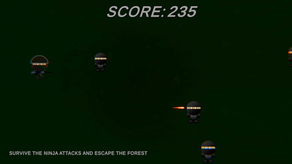 Игра Ninja Soldier Raid, скриншот