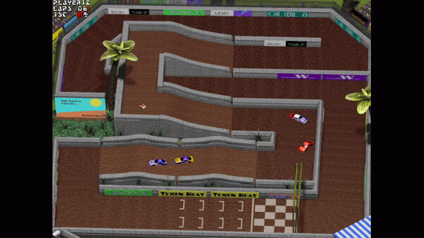 Игра Nitro Racers, скриншот