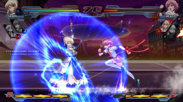 Игра Nitroplus Blasterz: Heroines Infinite Duel, скриншот
