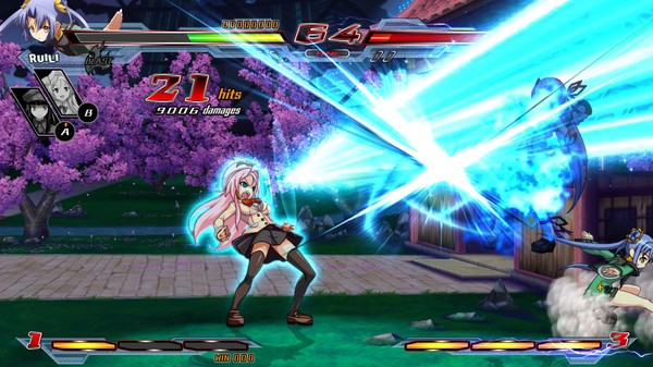 Игра Nitroplus Blasterz: Heroines Infinite Duel, скриншот
