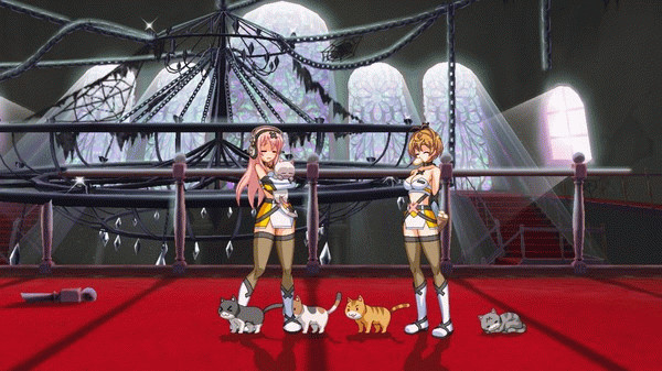 Игра Nitroplus Blasterz: Heroines Infinite Duel, скриншот