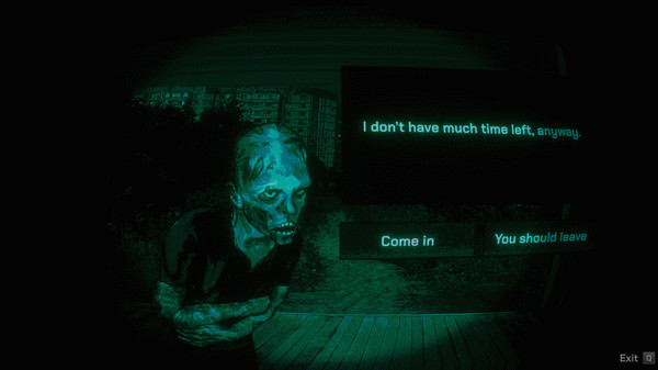 Игра No, I'm not a Human, скриншот