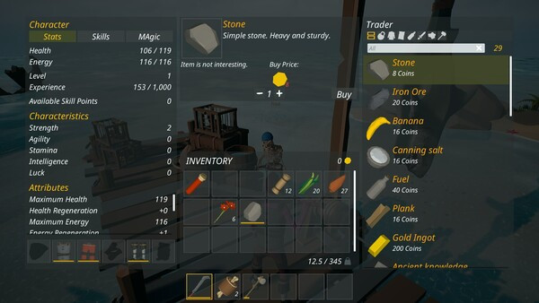 Игра No One's Island, скриншот
